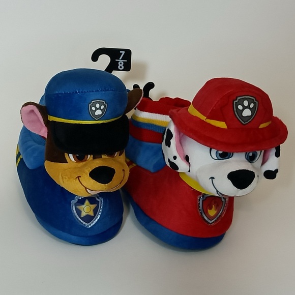 Nickelodeon Paw Patrol Light-Up slippers - Size 7/8 toddler shoes - Picture 7 of 13